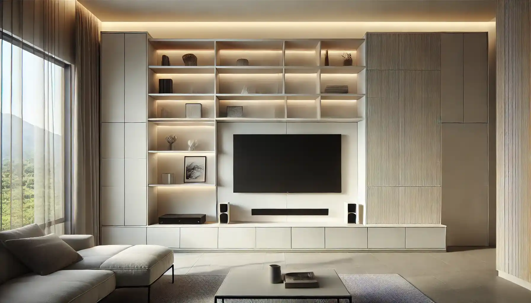 Hidden storage compartments in the furnitureHidden storage compartments in the furniture